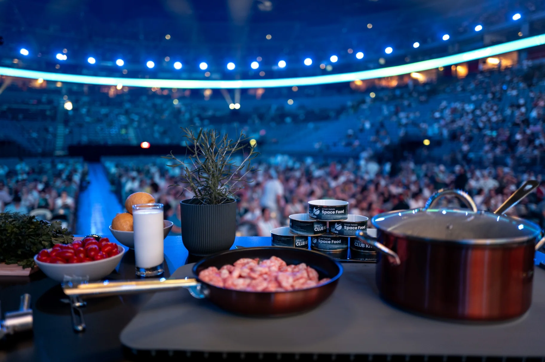Space Club Kitchen beim Greator Festival 2026 · Live-Cooking auf der Bühne