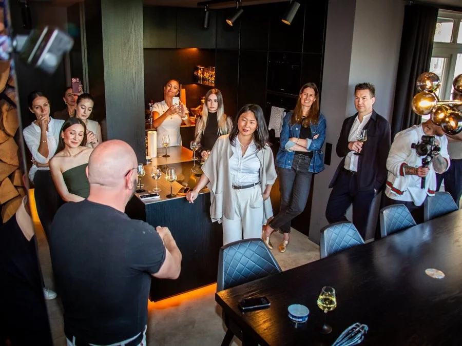 Gäste der Space Club Kitchen Startup Edition im Gespräch