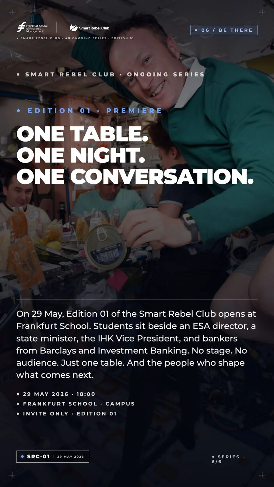 Smart Rebel Club Edition 01 — Ein Tisch, eine Nacht, ein Gespräch