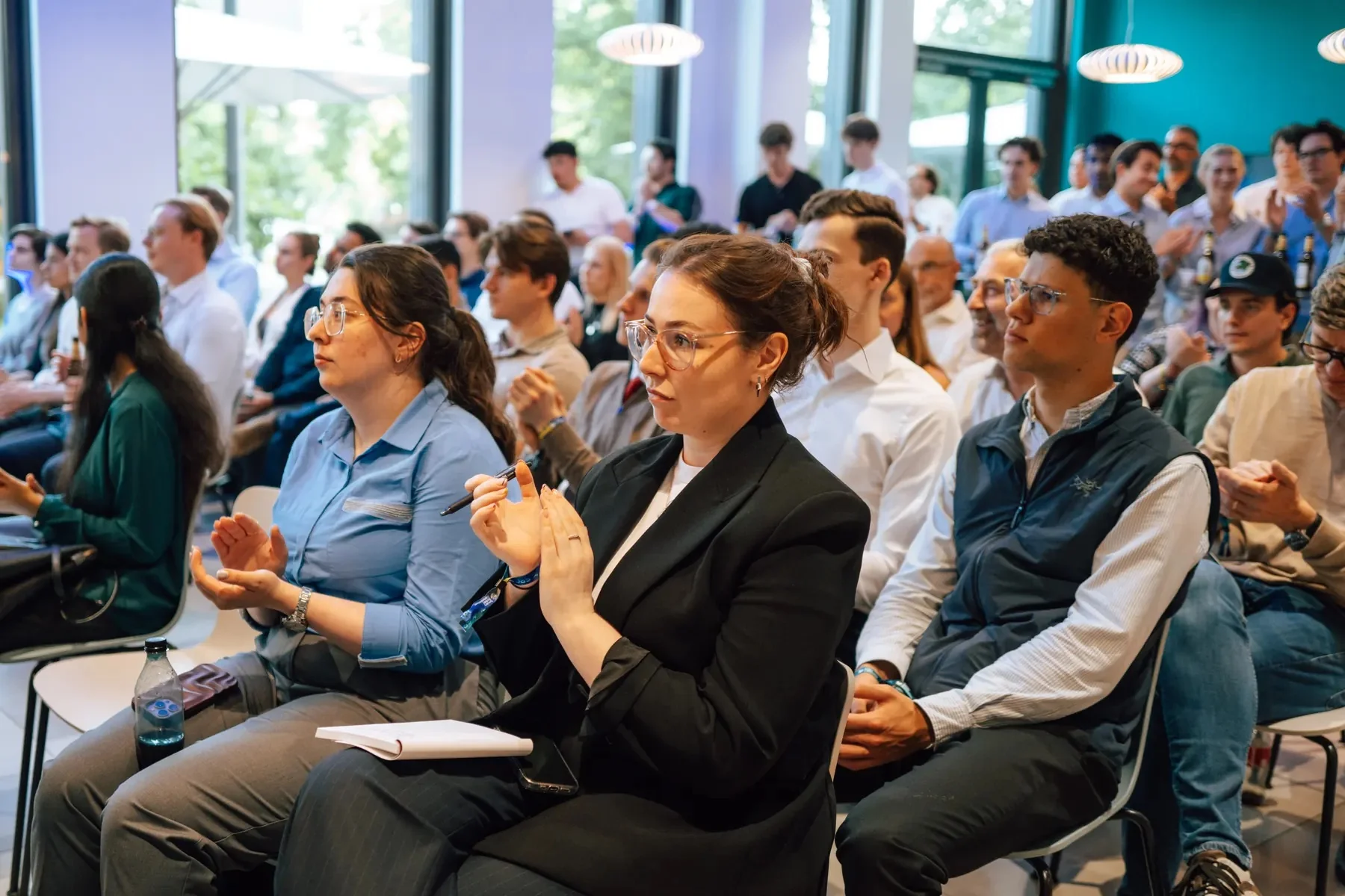 Volles Haus an der Frankfurt School