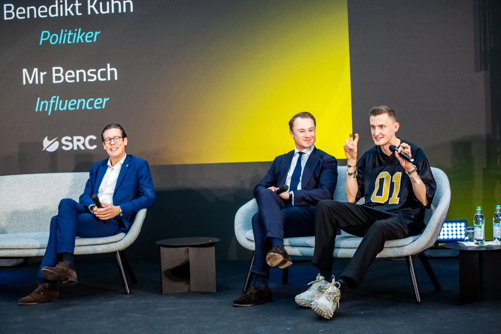 Benedikt Kuhn, Staatssekretär und Chef der Hessischen Staatskanzlei, mit Mr. Bensch