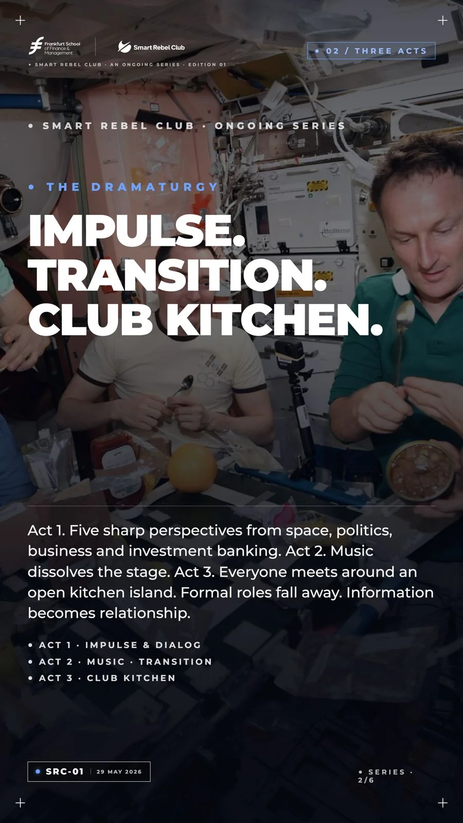 Smart Rebel Club Edition 01 — Impulse, Transition, Club Kitchen